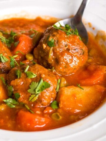 Albondigas en salsa