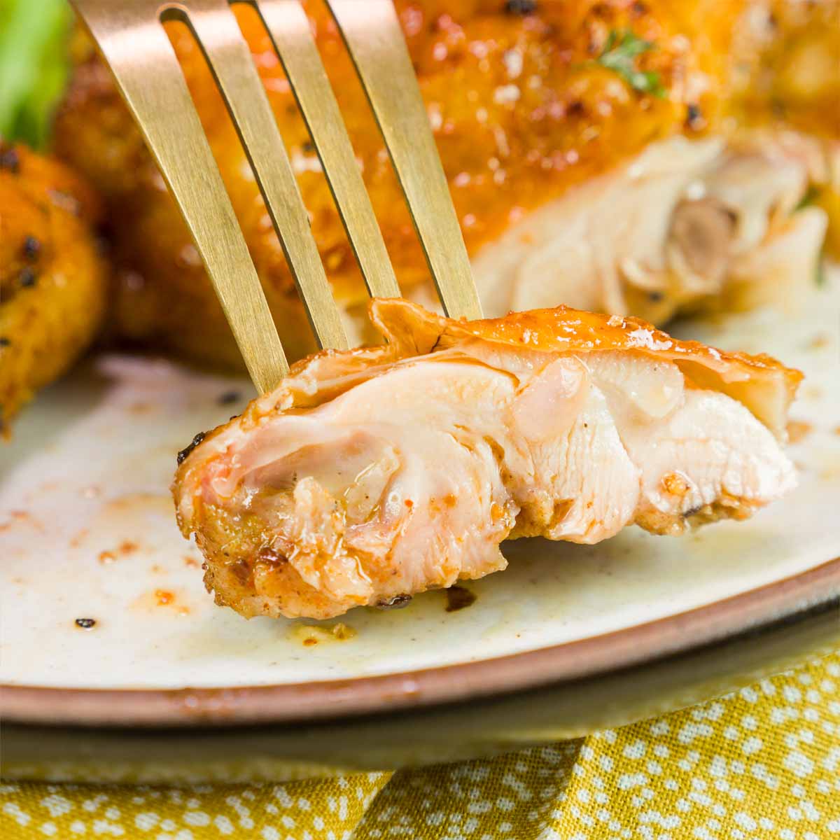 Contramuslos de pollo al horno