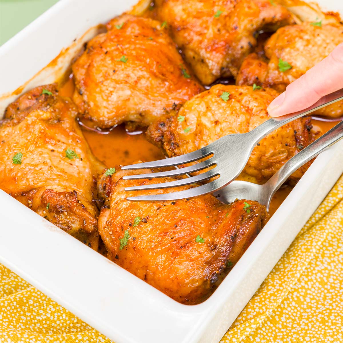 Contramuslos de pollo al horno
