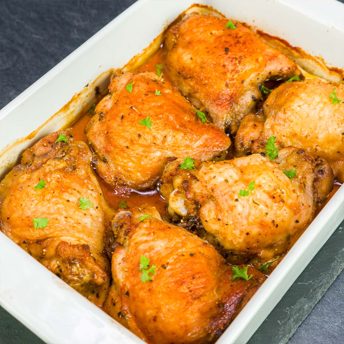 Contramuslos de pollo al horno
