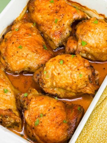 Contramuslos de pollo al horno