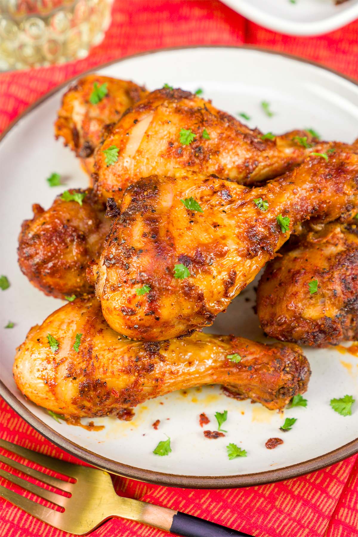 Muslos de pollo al horno