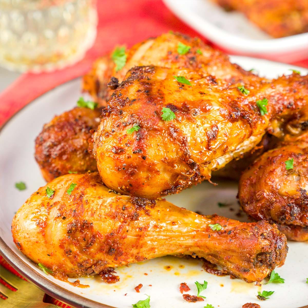 Muslos de pollo al horno